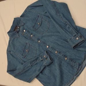 Men's Harley Davidson Denim Shirt - Size Medium